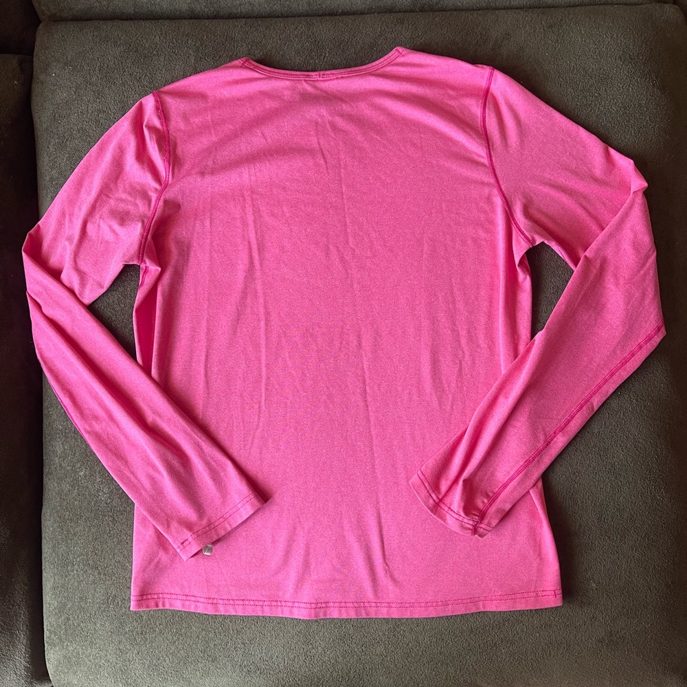 Patagonia‎ Kids Capilene Silkweight Long Sleeve Shirt Pink XXL (16–18) EUC - Picture 2 of 6